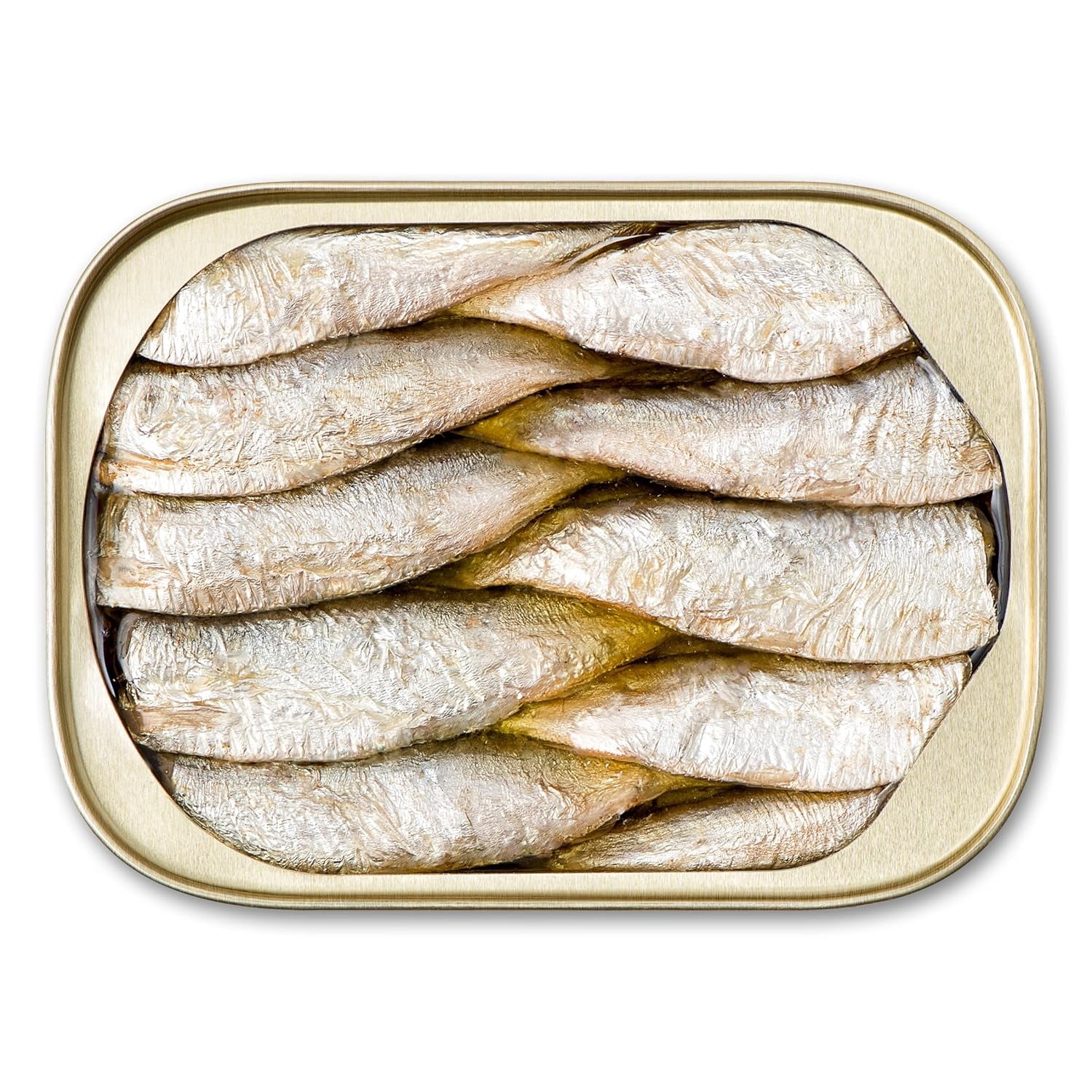 King Oscar Tiny Tots Wild Caught Brisling Sardines in Extra Virgin Olive Oil 3.75 oz