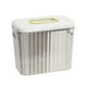 thumbnail image 1 of Cubo de basura colgante de cocina con tapa, para armario o dormitorio con asa 8L gris, 1 of 3