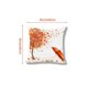 thumbnail image 3 of Valentine's Day Throw Pillow Case Cushion Cover Cotton 18 x 18 Inch Red Tree and Love Bicycle Sofa Car Decoration Style D, 3 of 4