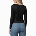 thumbnail image 5 of Towmus Long Sleeve Undershirt for Women Women's Regular-Fit Long-Sleeve Crew neck T-Shirt Basic Tops, 5 of 6