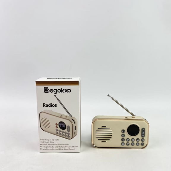 Bogoiexo Radios,Portable Radio AM/FM/SW/LW/WB Weather Radio Shortwave Radio Receiver, Battery Operated Great Sound Wireless BT