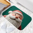 thumbnail image 6 of 1pc Santa Claus Pattern Absorbent Non-Slip Bathroom Thickened Flannel Rug Decor,Soft,Quick Drying,Suitable For Indoor/outdoor Use,Bathrooms,Bedrooms,Kitchens,Terrace,Laundry Rooms,16"x24", 6 of 9