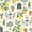 Color 1, variant on Peel and Stick Wallpaper 17.7in x 9.8ft Citrus Olive Mosaic Green Leaves Geometric Border Contact Paper Vinyl Waterproof Self Adhesive Wall Paper for Bedroom Shelf Cabinet Renter Friendly