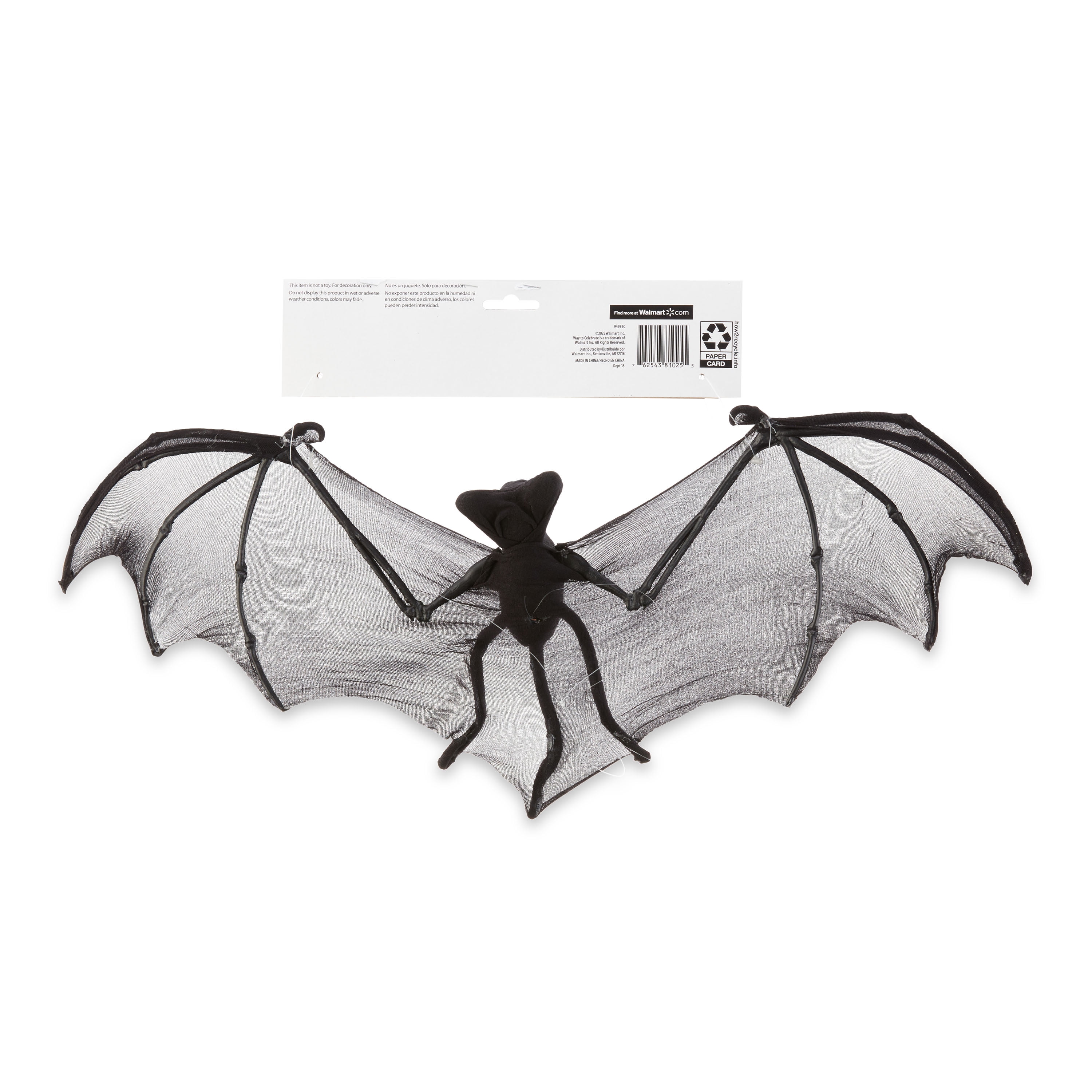 Andaz Press 100-pk Ghosts and Bats Halloween Gift Tags with String, Favor Bag Tags Halloween Decorations 2 x 3.75 inch, Black