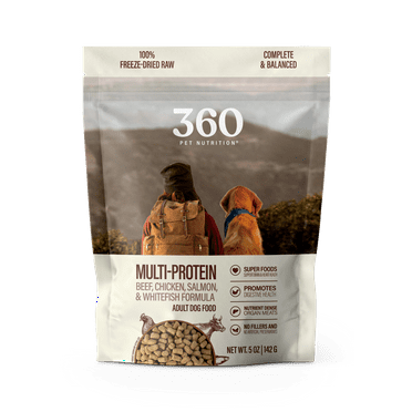 360 Pet Nutrition Multi-Protein Adult Freeze-Dried Raw Formula 5oz
