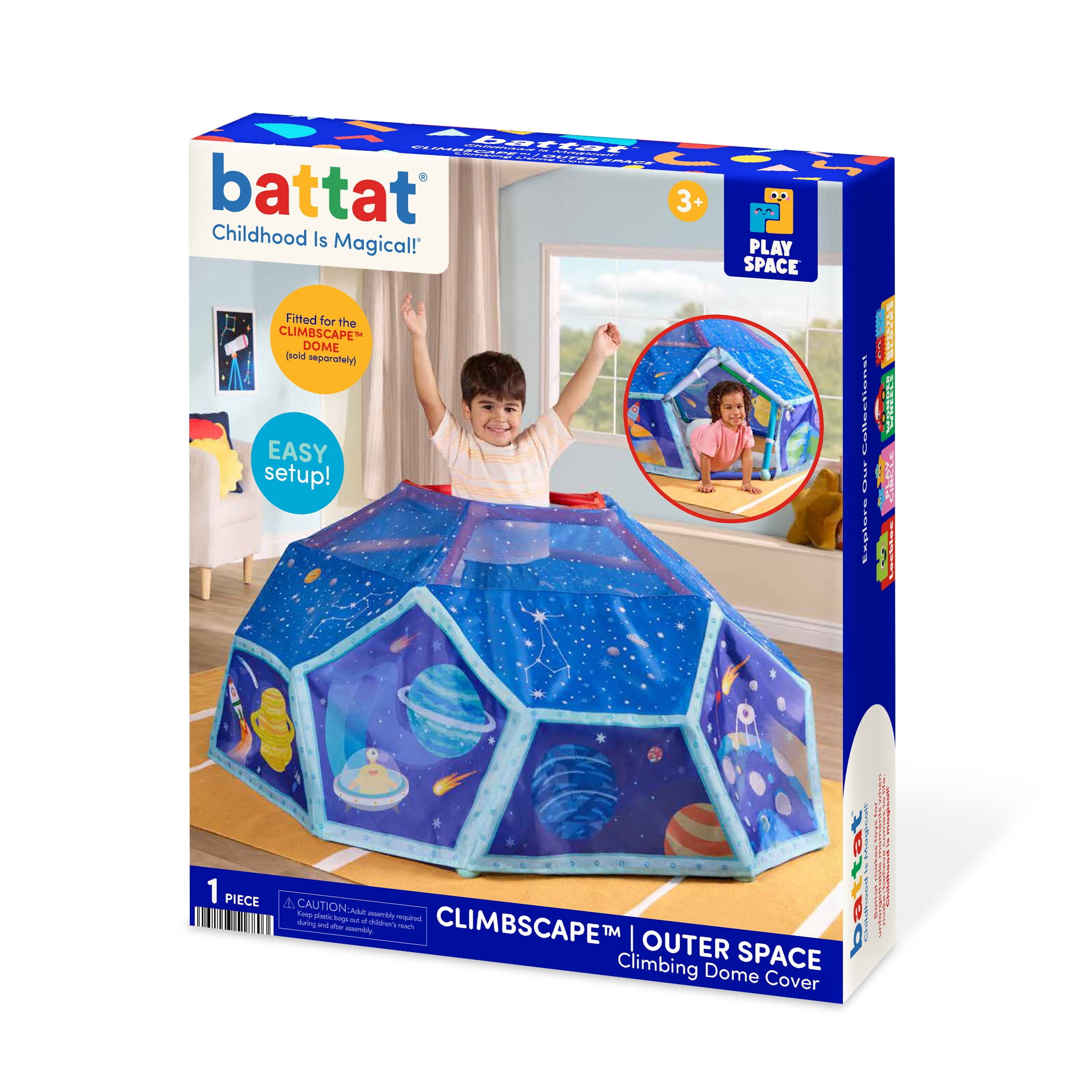 Battat Climbscape Outer Space Themed Climbing Dome Cover for 3 Years +
