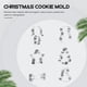 thumbnail image 4 of 6pcs Navidad Acero inoxidable Cookie Moldes para hornear Moldes para hornear únicos para el hogar (Plata), 4 of 5