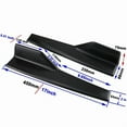 thumbnail image 4 of 2 Pcs/Ensemble Kit de Jupes Latérales Larges pour Voiture Jupes Modifiées Rocker Ailes Anti-Rayures Pare-Chocs 45cm, 4 of 7
