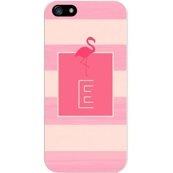 Critter Collection iPhone 5 Case, STRIPES, Pink Flamingo