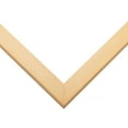 thumbnail image 2 of 14x5 Frame Beige Real Wood Picture Frame Width 0.75 inches | Interior Frame Depth 0.5 inches |, 2 of 8
