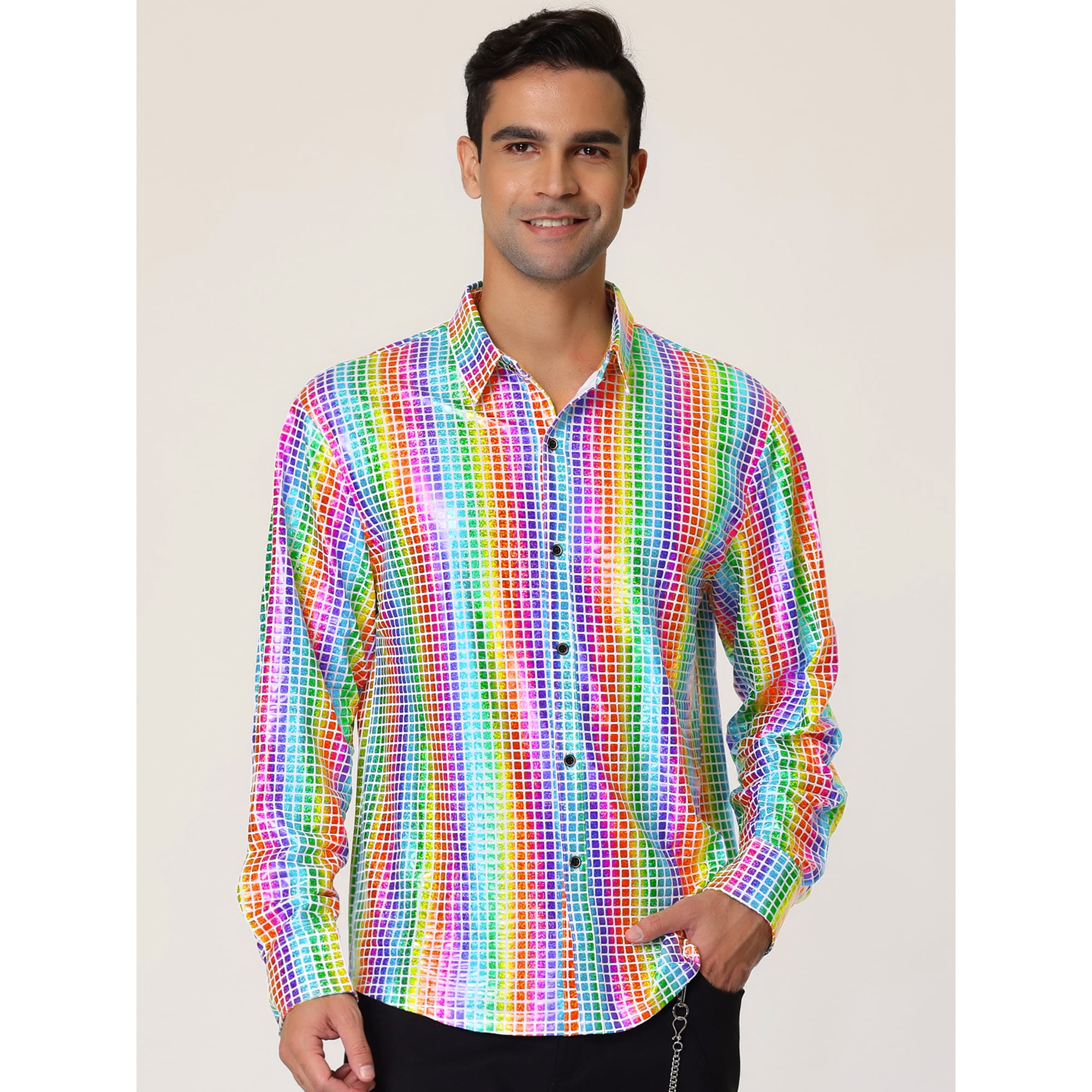 Chemise homme brillante hotsell