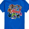 thumbnail image 3 of Marvel The Avengers - Stickers Style - Toddler And Youth Short Sleeve Graphic T-Shirt, 3 of 5