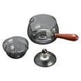 thumbnail image 3 of Xingzhi Glass Teapot Heat Resistant Tea Steeper Thickened Kettle Blooming Maker Tea Style A 1Set, 3 of 6