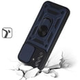 thumbnail image 3 of Designed for Samsung Galaxy A15 5G Hybrid Cases with Slide Camera Lens Cover and Ring Holder Kickstand Rugged Dual Layers Phone Case Cover [Blue], 3 of 9