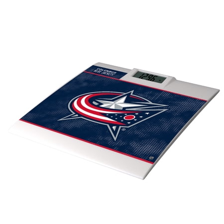 Keyscaper Columbus Blue Jackets Digital Bathroom Scale