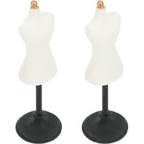 Topbathy 2Pack Mini Dress Form Mannequin White Resin Clothes Display For Child Playtime