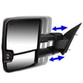 thumbnail image 3 of DNA Motoring TWM-016-T888-BK-AM For 2014 to 2017 Silverado / Sierra K2XX Pair of Black Powered + Heated Signal Glass + Manual Extenable Side Towing Mirrors 16, 3 of 6