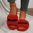 thumbnail image 6 of Wowcloth Woman's Casual Slippers, Fashionable Slip-On with Bowknot Design, Plush-Lined Comfortable Indoor Shoes for Home and Daily Wear, 6 of 9