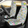 thumbnail image 3 of Haiem Space Doodle Printed Car Seat Covers Set of 2, Universal Fit Car Seat Covers,Protective Seat Covers,Comfortable Car Seat Covers, Easy Installation Seat Covers, 3 of 9