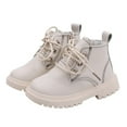 thumbnail image 3 of Fjofpr Shoes for Girls Clearance Toddler Shoes for Boys Children&nbsp;Kid Baby Girls Boys Ankle Sport Zip Short Boots Bootie Casual Shoes, 3 of 9
