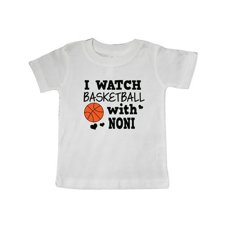 

Inktastic I Watch Basketball with Noni Gift Baby Boy T-Shirt