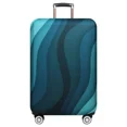 thumbnail image 1 of Housse de Valise Housse de Protection pour Compartiment à Bagages pour 18-32 Pouces Résistante à l'Usure Housses Anti-Poussière Durables pour Valise de Voyage Ruban Bleu P, 1 of 6