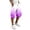 Light Purple, variant on Men's Gradient Cargo Shorts, Drawstring Waist Loose Fit Utility Bottoms with Pockets, Summer Casual Streetwear for Outdoor Wear
