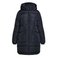 thumbnail image 3 of Evans Women's Plus Size Contrast Zip Faux Fur Trim Coat, 3 of 6