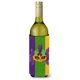 thumbnail image 1 of Mardi Gras Con Plumas Botella De Vino Aislador De Bebidas Aislador De Bebidas Hugger, 1 of 1
