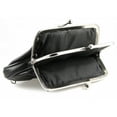 thumbnail image 3 of Genuine Leather Women's Change Purse Dual Compartment Coin Purse Card Holder, 3 of 3