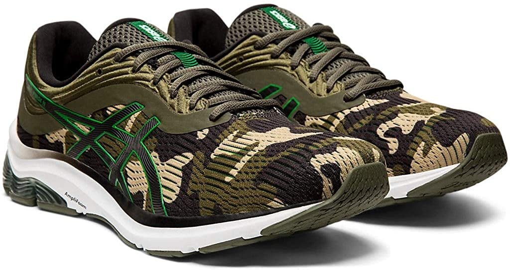 ASICS Men's GelPulse 11 Running Shoes, 14M, Hunter Green/Green