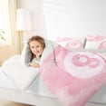 thumbnail image 3 of jejeloiu Eight Billiard Full Size Comforter Sets,Pink White Bedding Sets For Girls Reversible 3 Pieces, 3 of 7