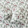 thumbnail image 6 of Holiday Printed Microfiber Reversible Quilt Set with Shams (Full / Queen, Winter Wonderland), 6 of 6