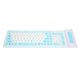 thumbnail image 3 of Teclado de silicona 107 teclas impermeable a prueba de polvo plegable dos colores 2,4G inalámbrico USB teclado silencioso de silicona suave, 3 of 8