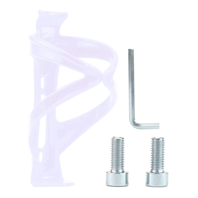 Plastic Cycling Water Bottle Holder - Lightweight Bike Cage for Standard Drink Containers