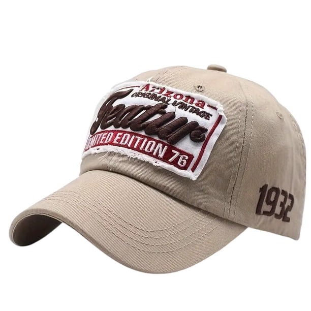 Knite Gorra Vintage Arizona Bordada Hombre Algodón Ajustable Estilo Retro