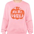 thumbnail image 2 of Pumpkin Oh My Gourd Sweatshirt Unisex 3X-Large Pink, 2 of 5