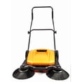 thumbnail image 2 of SM650 27.5" Manual Push Powered Floor Sweeper, Triple Brushes, Indoor and Outdoor, 2 of 6