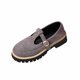 thumbnail image 1 of Zapatos de Tacón Bajo de Moda Casual Versátil Más Tamaño de Color Sólido Dedo Redondo de un Pie Mochilas con Correas de Zapato Ajustables para Tacones, 1 of 9