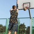 thumbnail image 5 of Honeii Bumblebee print basktball shirt for men and women, Unisex basketball jersey for Theme party-Large, 5 of 6