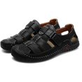 thumbnail image 1 of Xishao Sandalias de Cuero al Aire Libre para Hombres Zapatos de Playa de Verano Transpirables Fisherman Antideslizante Moda Casual cómoda Xishao ropa, 1 of 2