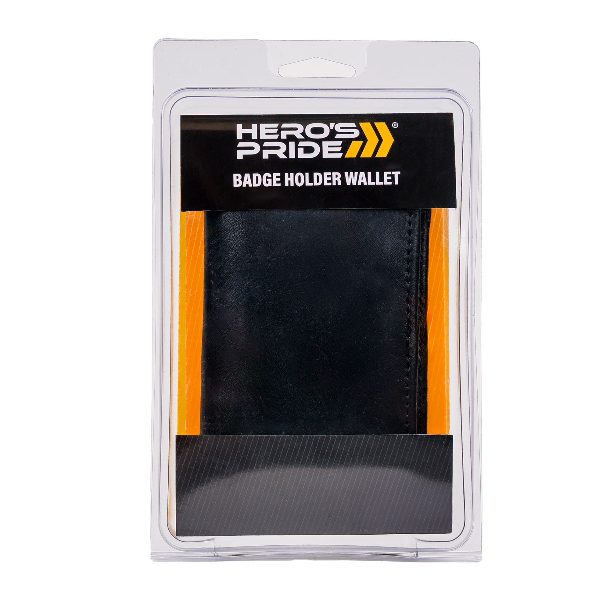 Hero's Pride Deluxe Bi-Fold ID Wallet – Fits Oval Badge, Traditional
