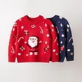thumbnail image 4 of Gyratedream Ugly Christmas Sweater for Child Novelty Xmas Holiday Party Santa Claus Pullover Knitwear, 4 of 4