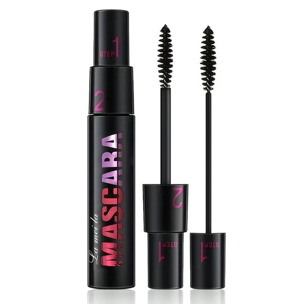 Máscara de pestañas que no se mancha fácilmente, alarga las pestañas, volumen extra, larga duración, resistente al agua, natural, de secado rápido, maquillaje femenino