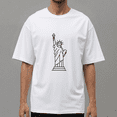 thumbnail image 6 of Men's 100% Cotton Short Sleeve Crewneck Graphic T-Shirt, Soft Breathable Moisture Wicking Casual Basic S-3XL, 6 of 7