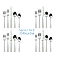 thumbnail image 3 of Mainstays 20 Piece Nalla Stainless Steel Flatware Set, Silver, Service for 4, 3 of 19