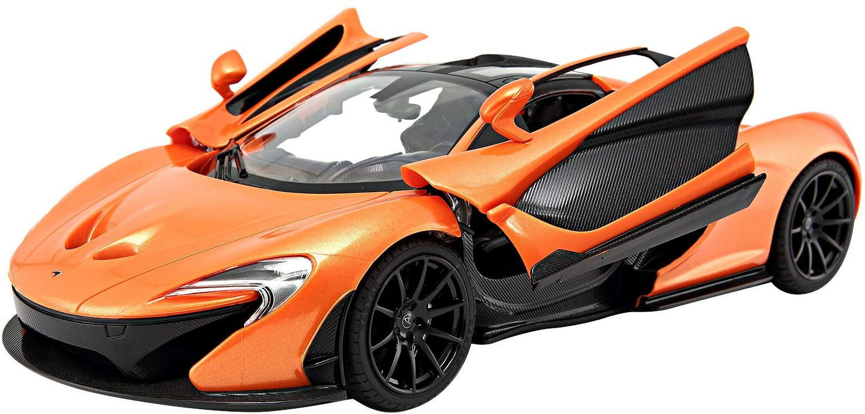 Wonder Wheels 1:14 RC Remote Control McLaren P1 Sport Car With Lights and Open Doors - Orange