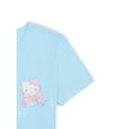thumbnail image 2 of Hello Kitty Women’s Cotton Graphic Skimmer Tee with Embroidery, Sizes XXS-XXL, 2 of 3