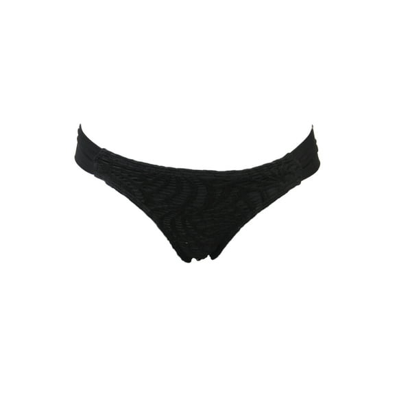 O'Neill Juniors Black Side-Tad Crochet Bikini Bottom 12