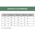 thumbnail image 4 of ORGANIC TEXTILES Organic Shredded Latex Bed Pillow with Heather Gray Cotton Cover - For Sleeping, Head Support, Side Back Stomach Sleeper, Soft and Breathable - (Queen Size), 4 of 5